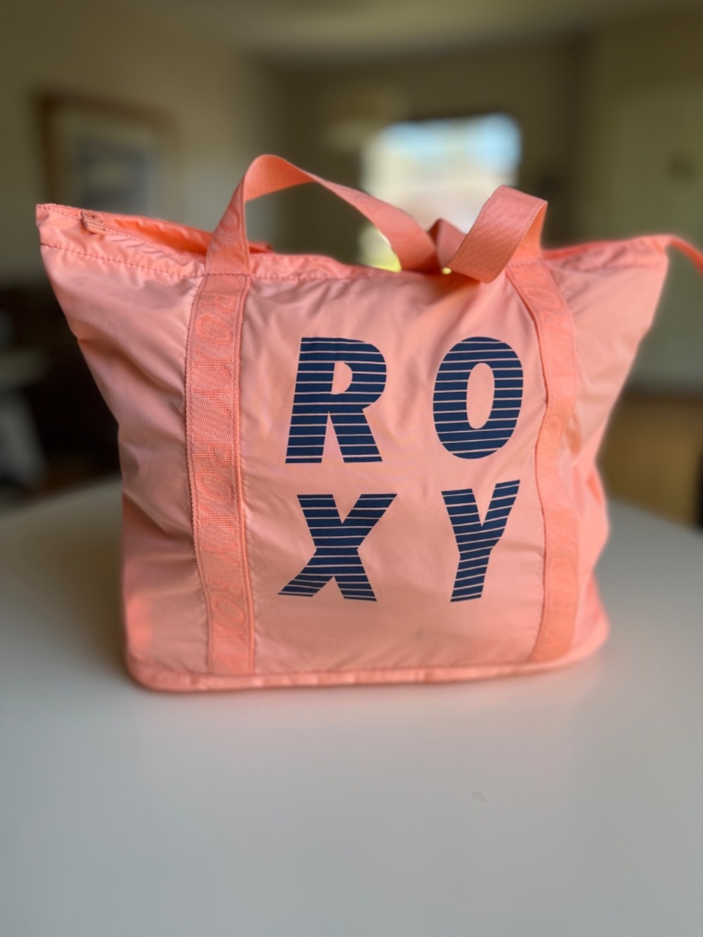 Roxy Lightweight Peach Tote